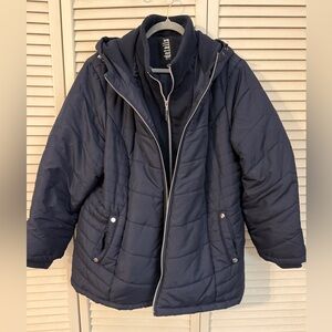 Navy Blue Ski & Snow Jacket